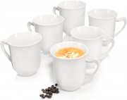 S&auml;nger Paris PREMIUM COLLECTION 6 teiliges Kaffeebecher Set aus Porzellan