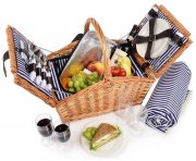 S&auml;nger Picknickkorb Sylt 24-teilig f&uuml;r 4 Personen