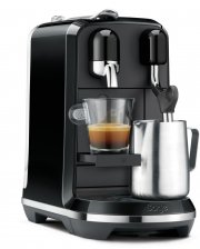 Sage SNE500BKS The Creatista Uno Black Kaffeemaschine mit Milchaufsch&auml;umer