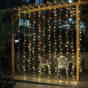 Salcar LED Lichtvorhang 6 * 3m IP44 Wasserdichte 600er LED Lichterkette f&uuml;r 26,18&euro; statt 31,98&euro;