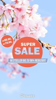 Sale Bestseller bis zu -56% reduziert bei Travador