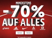 Sale! Mindestens 70% Rabatt bei 21run.com!