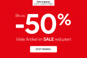 Sale mit bis zu 50% Rabatte bei C&A