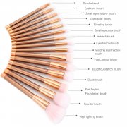 Salking Premium Make-up Pinsel 15 St&uuml;ck mit Soft-PU-Ledertasche bei@amazon - 13,59&euro;