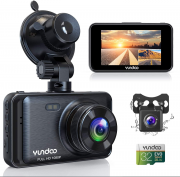 Sameriver 1080P Full HD Dash Kamera Weitwinkelobjektiv, Nachtsicht, G-Sensor, Loop-Aufnahme 
