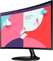Samsung Essential S24C364EAU Curved Monitor 24 Zoll, VA-Panel, FHD, Eco Saving Plus, AMD FreeSync