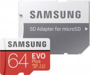 Samsung EVO Plus microSD 64 GB Speicherkarte