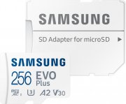 Samsung Evo Plus microSDXC 256GB Speicherkarte mit Adapter