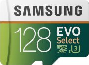 Samsung EVO Select 128 GB microSD 100MB/s Full HD & 4K UHD Speicherkarte inkl. SD-Adapter