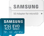Samsung EVO Select microSD 128 GB Speicherkarte + SD-Adapter