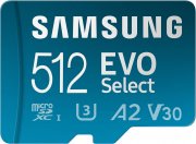 Samsung EVO Select microSD 512 GB Speicherkarte inkl. SD-Adapter