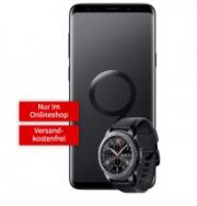 SAMSUNG Galaxy S9+Galaxy Gear S3 frontier (einm. 49. &euro;) +mit 8GB Datenflat f&uuml;r 36,99 &euro; im Monat