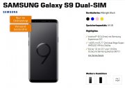 Samsung Galaxy S9 nur einmalig 4,99&euro; + 1GB LTE + 1MB unendlich weitersurf Garantie!!!