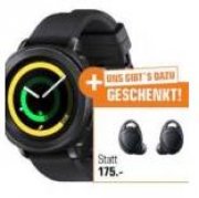 Samsung Gear Sport Smartwatch + Gear IconX True Wireless Kopfh&ouml;rer f&uuml;r 279&euro; (statt 375&euro;)