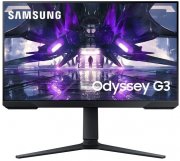 Samsung Odyssey G3A S24AG322NU 24 Zoll Full HD Gaming Monitor DisplayPort und AMD FreeSync Premium