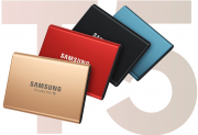 Samsung Portable T5 SSD Festplatte mit 500GB 