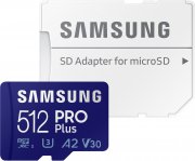 Samsung PRO Plus 512GB microSDXC Full HD & 4K UHD Speicherkarte inkl. SD-Adapter