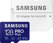 Samsung PRO Plus microSDXC 128GB Speicherkarte mit SD Adapter