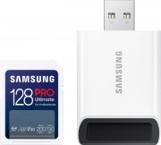 Samsung PRO Ultimate 128 GB SD-Karte inkl. USB-Kartenleser