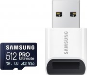 Samsung PRO Ultimate 512 GB microSD-Karte + USB-Kartenleser