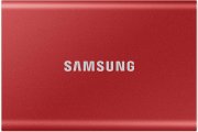 Samsung T7 Portable SSD - 500 GB - USB 3.2 Gen.2 Externe SSD Metallic Red