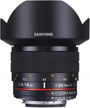 Samyang 14/2,8 Objektiv DSLR Nikon F AE manueller Fokus f&uuml;r 269&euro; statt 369&euro;