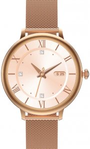 SANAG E21-S Damen Smartwatch mit Herzfrequenz, Schrittz&auml;hler, Schlafmonitor und mehr