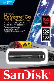 SanDisk Extreme Go USB 3.1 Gen1 64GB Stick