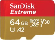 SANDISK Extreme Micro-SDXC Speicherkarte 64 GB