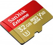 SanDisk Extreme microSDHC 32 GB Class 10 Speicherkarte mit SD Adapter