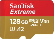 SanDisk Extreme microSDXC UHS-I Speicherkarte 128 GB + Adapter und RescuePRO Deluxe