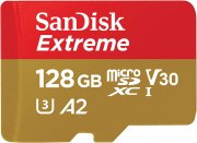 SanDisk Extreme microSDXC UHS-I Speicherkarte 128 GB + Adapter und RescuePRO Deluxe