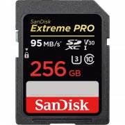 SANDISK Extreme PRO&reg; SDXC&trade;, SDXC Speicherkarte, 256 GB, 95 MB/s nur 69&euro;