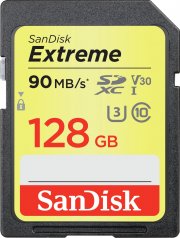 SANDISK Extreme SDXC Speicherkarte 128 GB