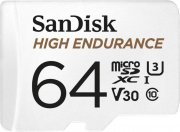 SanDisk High Endurance microSDXC Speicherkarte 64 GB + Adapter