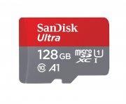 SanDisk Ultra 128GB microSDXC Speicherkarte + Adapter bis zu 100 MB/Sek f&uuml;r 25,99&euro;