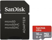 SANDISK Ultra 16 GB Micro-SDHC Micro-SD Speicherkarte
