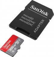 SanDisk Ultra 200GB microSDXC Speicherkarte + Adapter 