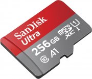 SanDisk Ultra 256 GB microSDXC Speicherkarte + Adapter