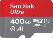 SanDisk Ultra 400 GB microSDXC Speicherkarte + SD-Adapter mit A1 App-Leistung