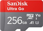 SanDisk Ultra Go Micro SDXC Speicherkarte 256 GB + SD Adapter