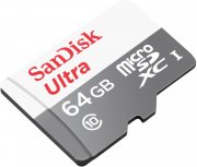 SANDISK Ultra Micro-SDXC 64 GB Speicherkarte