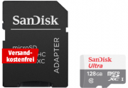 SANDISK Ultra&reg; micro-SDXC Speicherkarte 128 GB f&uuml;r 29 EUR - Versandkostenfrei!!!