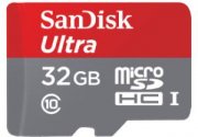 Sandisk Ultra microSDHC mit 32GB f&uuml;r 10&euro; inkl. Versand