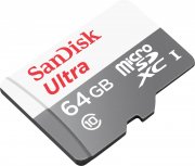 SanDisk Ultra microSDXC 64GB bis zu 48 MB/Sek Class 10 Speicherkarte bei Amazon f&uuml;r 10 Euro