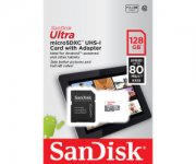 SANDISK Ultra&reg; microSDXC&trade;, Speicherkarte, 128 GB nur 16,99&euro; statt 21,98&euro;