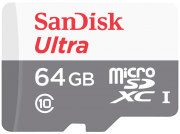 SANDISK Ultra&reg; microSDXC&trade;, Speicherkarte, 64 GB f&uuml;r 11 EUR incl. Versand statt 12,44&euro; (Idealo)