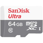  SANDISK Ultra&reg; microSDXC&trade;, Speicherkarte, 64 GB f&uuml;r 18&euro; statt 24,99&euro;