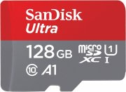 SanDisk Ultra microSDXC UHS-I Speicherkarte 128 GB + Adapter