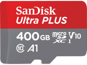 SANDISK Ultra PLUS, Micro-SDXC Speicherkarte, 400 GB, 130 MB/s